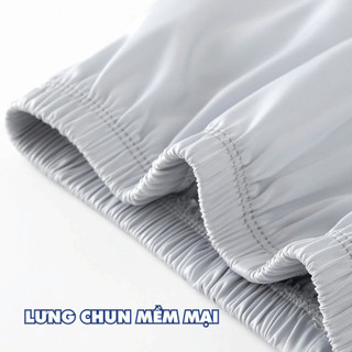 Quần Váy Lụa Satin Mát Mịn Phối Ren Nhẹ Nhàng, Quần bảo Hộ Dạng Đùi Lưng Cao Co Giãn Mềm Mại V550
