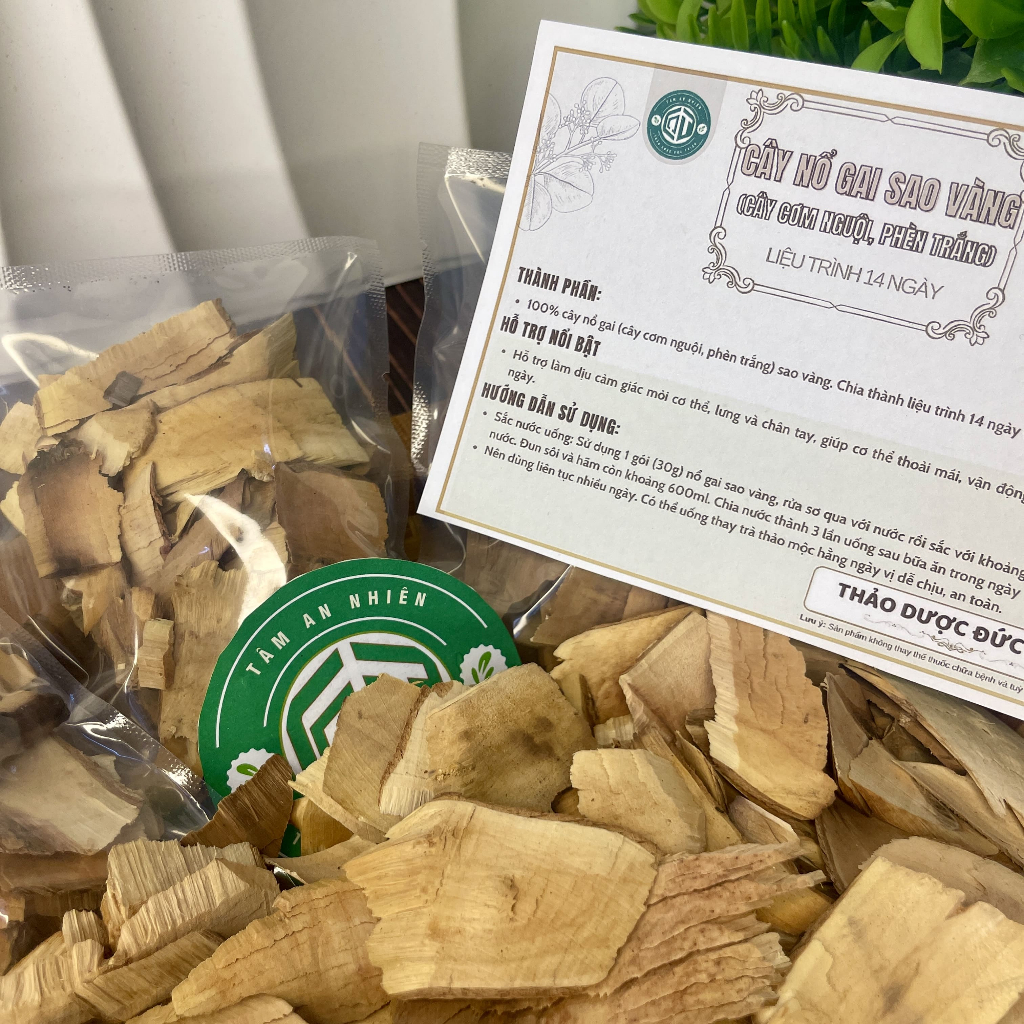 Cây Nổ Gai Sao Vàng Đức Thiện (Liệu Trình 14 Ngày) Phèn Trắng, Cơm Nguội Hỗ Trợ Vận Động Linh Hoạt