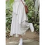 ĐẦM LINEN MÀU BE ÁNH XANH 2HAND NHẬT