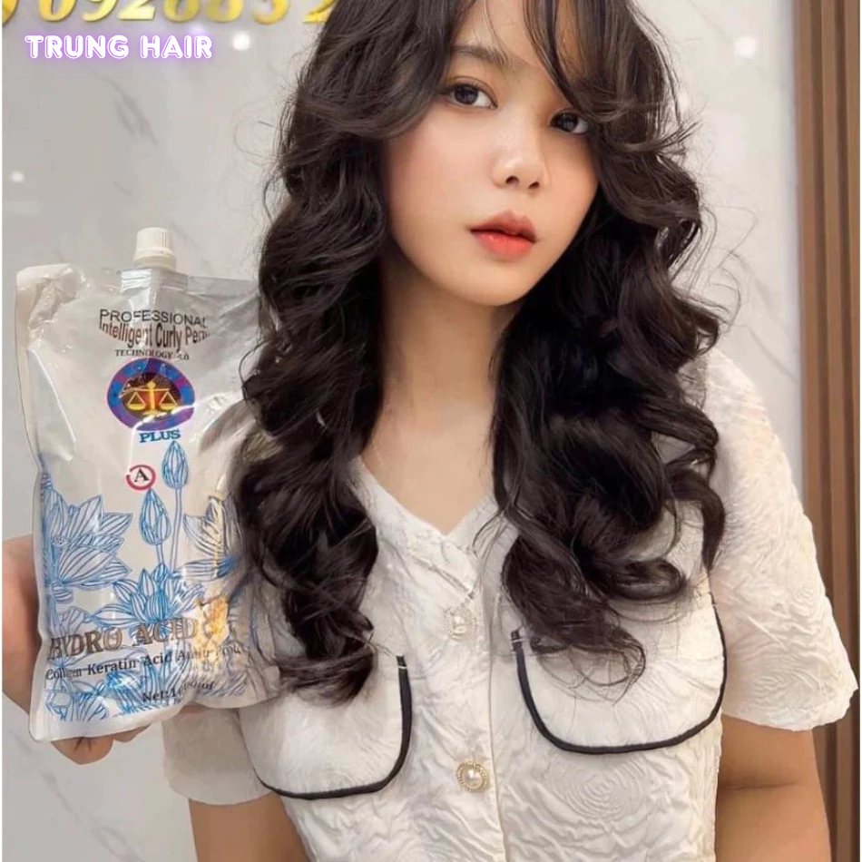 Thuốc uốn tóc Hydro Acid, Thuốc uốn tóc TNT không quan tâm mềm hóa, không lo cháy tóc | Trunghair