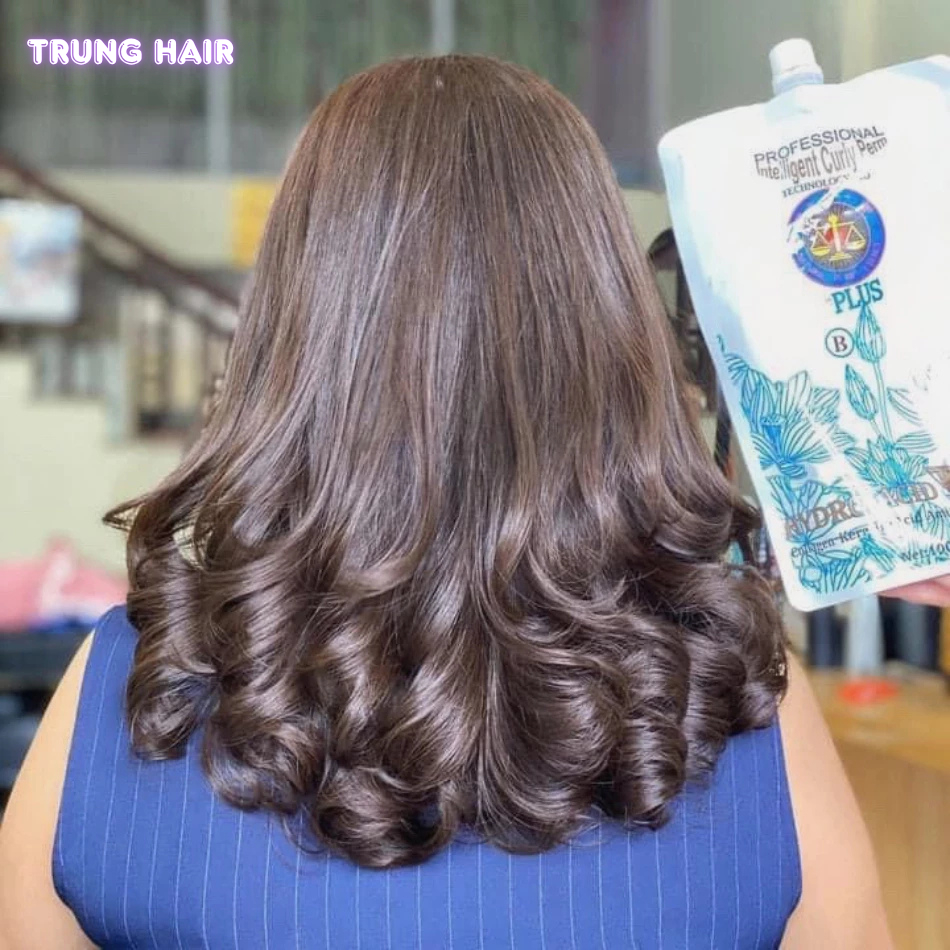 Thuốc uốn tóc Hydro Acid, Thuốc uốn tóc TNT không quan tâm mềm hóa, không lo cháy tóc | Trunghair
