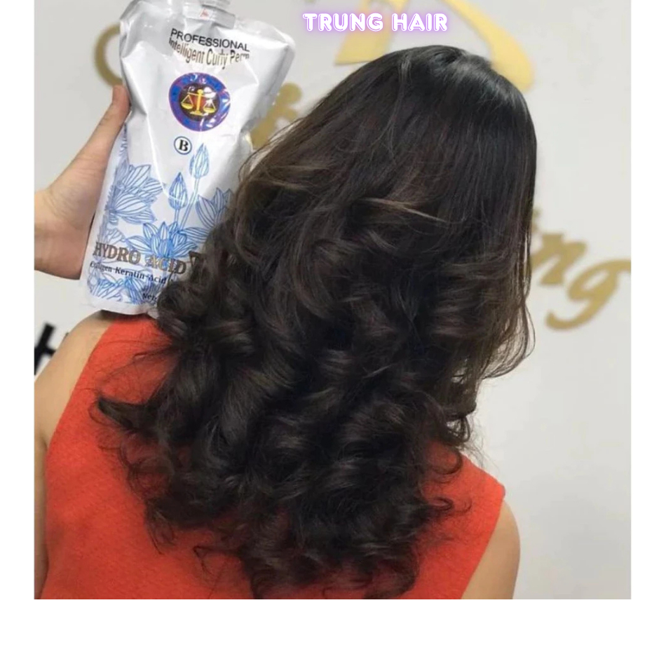 Thuốc uốn tóc Hydro Acid, Thuốc uốn tóc TNT không quan tâm mềm hóa, không lo cháy tóc | Trunghair