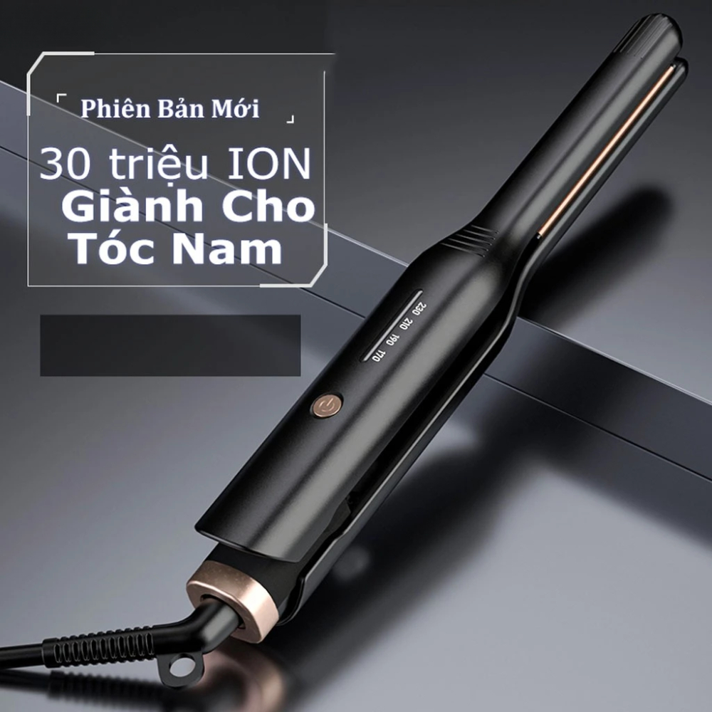 Máy Uốn Tóc Tạo Kiểu Cho Nam 2 in 1 Ép Side Tóc Nam Đa Năng Máy Duỗi Tóc Mini B128