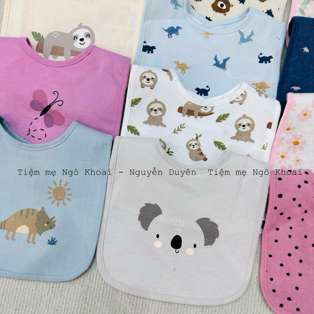 [MD221] Yếm chống thấm ăn dặm cho bé yêu các hãng xuất xịn