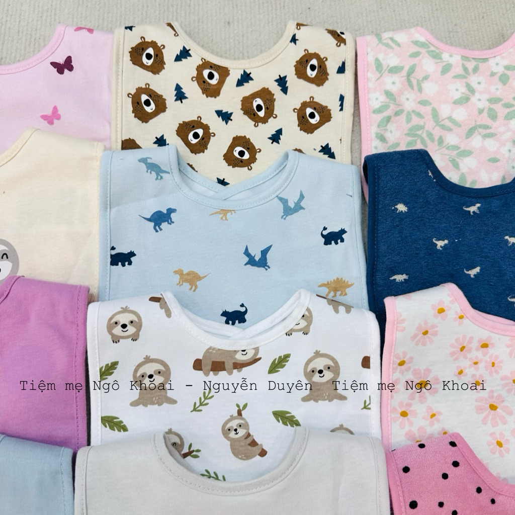 [MD221] Yếm chống thấm ăn dặm cho bé yêu các hãng xuất xịn