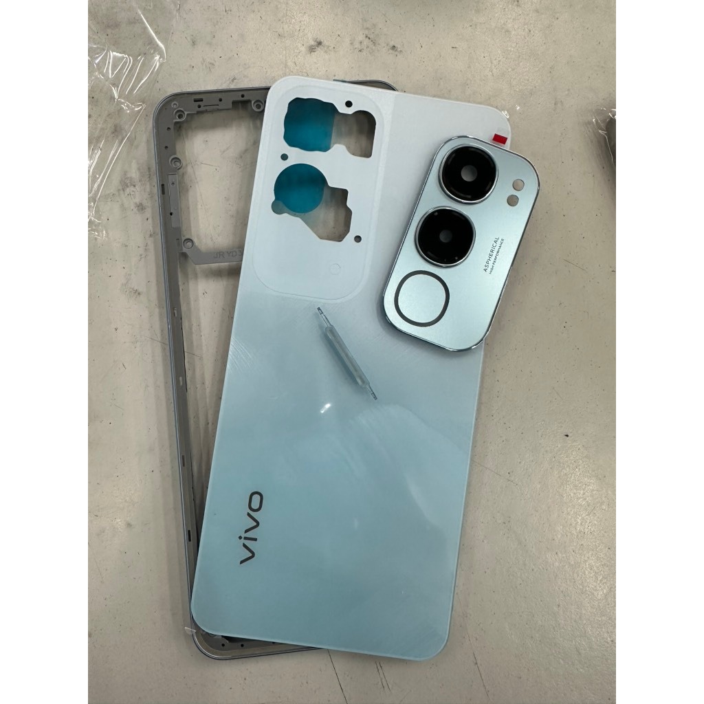 vỏ vivo y19s màu bạc