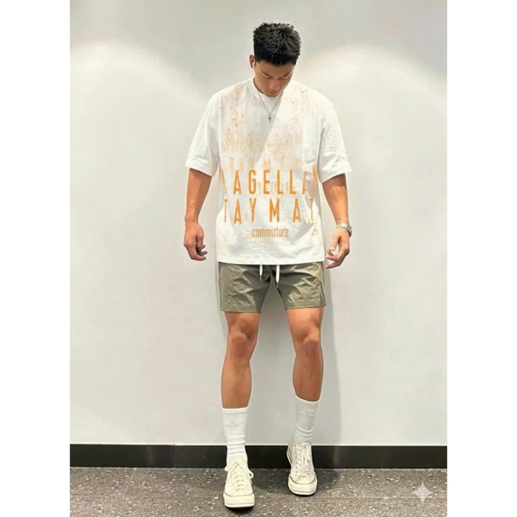 Áo thun Stee Cổ tròn MAGELLAN Localbrand ICVCVNI Unisex Cotton