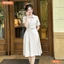 Đầm thiết kế BEMINE cổ đức có đai eo dáng chữ A phù hợp đi chơi-B143