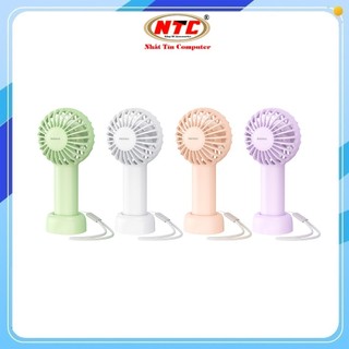 Quạt cầm tay mini Remax F33 Điều chỉnh 3 mức gió, Pin 1200mAh Dung 8H liên tục