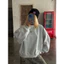 Áo Sweater Nỉ 2 Da VIBESTU " in LOGO nổi " Boxy Tay Dơi Unisex Nam Nữ
