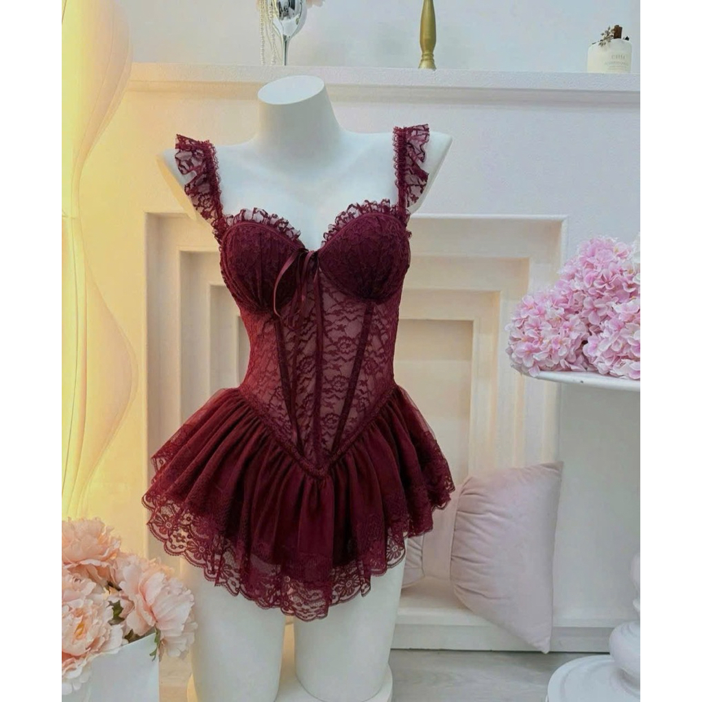 HÀNG QC LOẠI 1. Jum ren sexy gợi cảm, váy ngủ xinh cao cấp