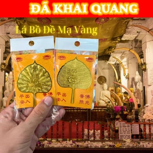 Lá Bồ Đề mạ vàng mang lại may mắn, tránh tai nạn cho gia chủ
