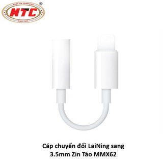 Cáp Chuyển Đổi từ cổng LaiNing Sang 3.5mm MMX62 Zin Táo, Có Mic Chơi Game, Nghe Gọi, Livetream (No Box)