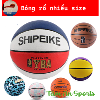 Bóng rổ size 3- 5- 7 luyện tập thi đấu thể thao banh bóng rổ da căng độ ...