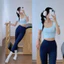 Đồ Tập Gym,Yoga,Pilates Áo Bra Thể Thao Cộc Tay Hở Lưng Có Mút DST498 Cổ Vuông Quần Lulu Thun Gen Bụng
