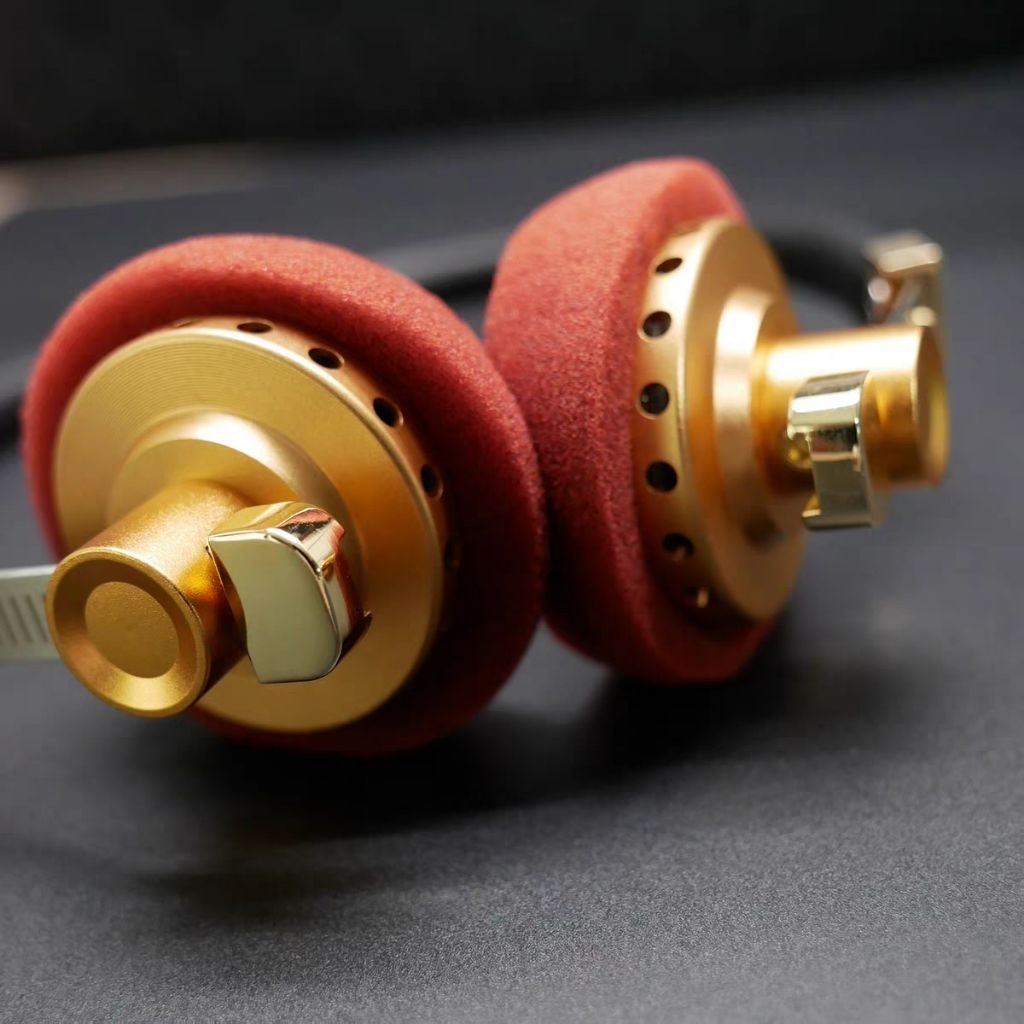 Tai Nghe Chụp Tai Cao Cấp DIY 40mm MMCX - Âm Thanh Audiophile | Vỏ Hợp Kim, Dây Rời MMCX, Thiết Kế Retro Sang Trọng