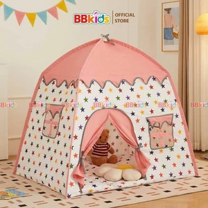 Lều Cho Bé Trai Gái, Lều Cắm Trại Bằng Vải BBkids, Khung Chắc Chắn, Đồ Chơi Trẻ Em, Lều Bóng - BB028