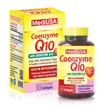 MediUSA COENZYME Q10 SẢN PHẨM CHỐNG OXY HÓA, HỖ TRỢ SỨC KHỎE TIM MẠCH, HỖ TRỢ NGĂN NGỪA BỆNH TIM MẠCH