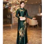 Áo dài mẹ sui lụa Ruby Cao cấp thêu và đính tỉ mỉ sang trọng MC09