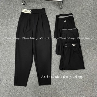 Chathimy Quần Baggy Nữ, Quần Suông BIGSIZE 42-90kg Chất UMI Cao Cấp Loại 1 Co Giãn 4 Chiều Thời Trang Chathimy Q 61 Size