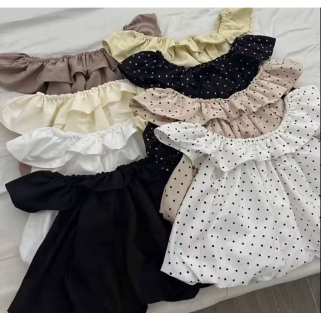 ÁO BÍ TRỄ VAI MẶC ĐƯỢC NHIỀU KIỂU DỂ THƯƠNG XINH XOẮN NỮ