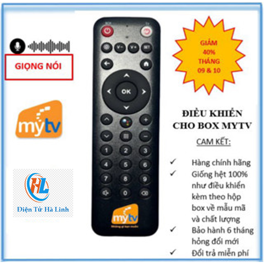Remote điều khiển smartbox voice giọng nói VNPT MyTV | Shopee Việt Nam
