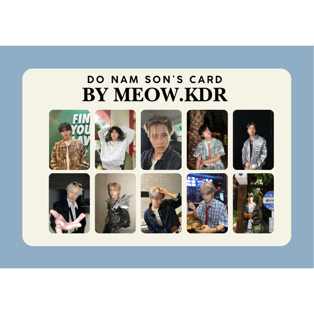 set card bo góc Đỗ Nam Sơn - Anh trai say Hi