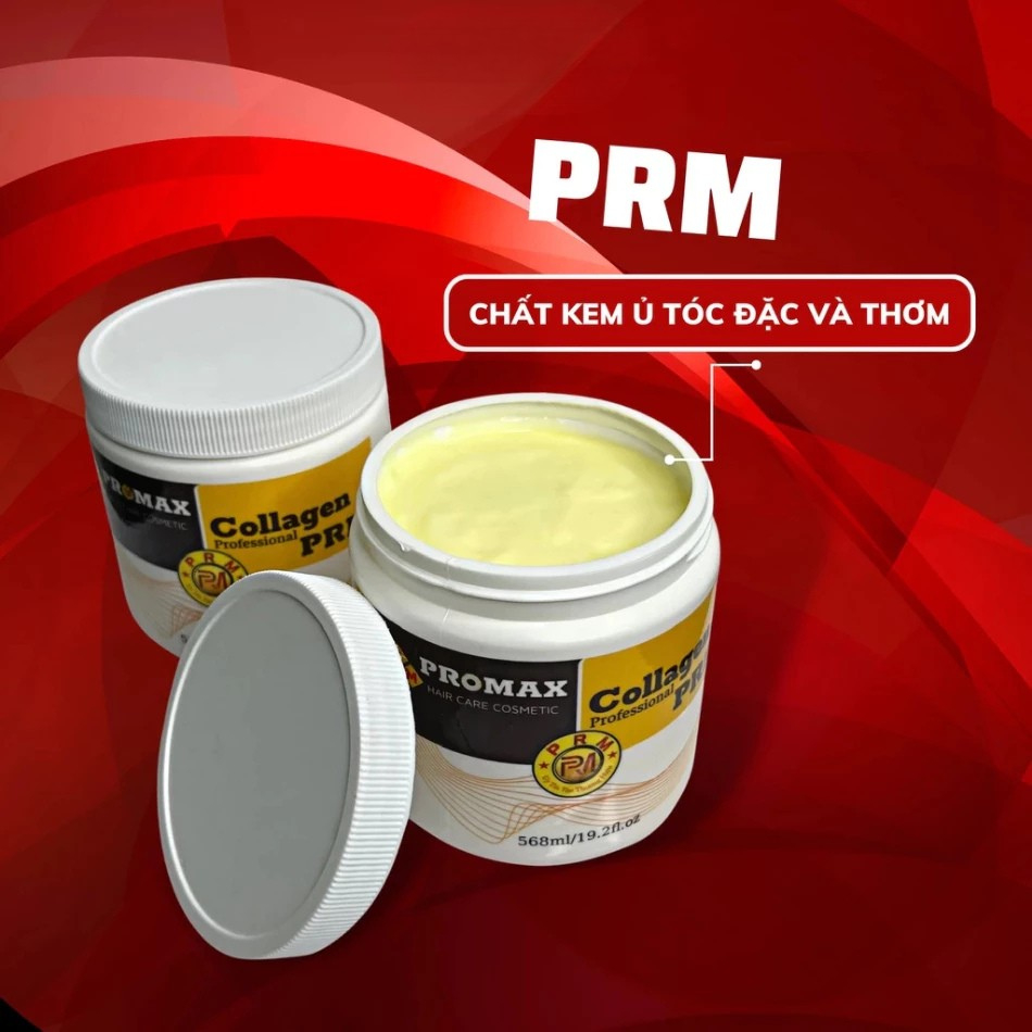 Kem ủ tóc Collagen PRM phục hồi tóc hư tổn chuyên sâu tại nhà giúp tóc chắc khỏe, mềm mượt