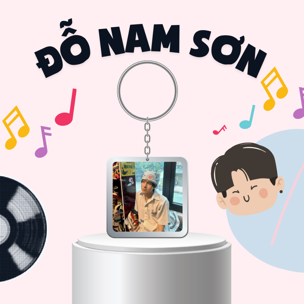 Móc khoá nhựa/Keyring Đỗ Nam Sơn - Anh trai say Hi