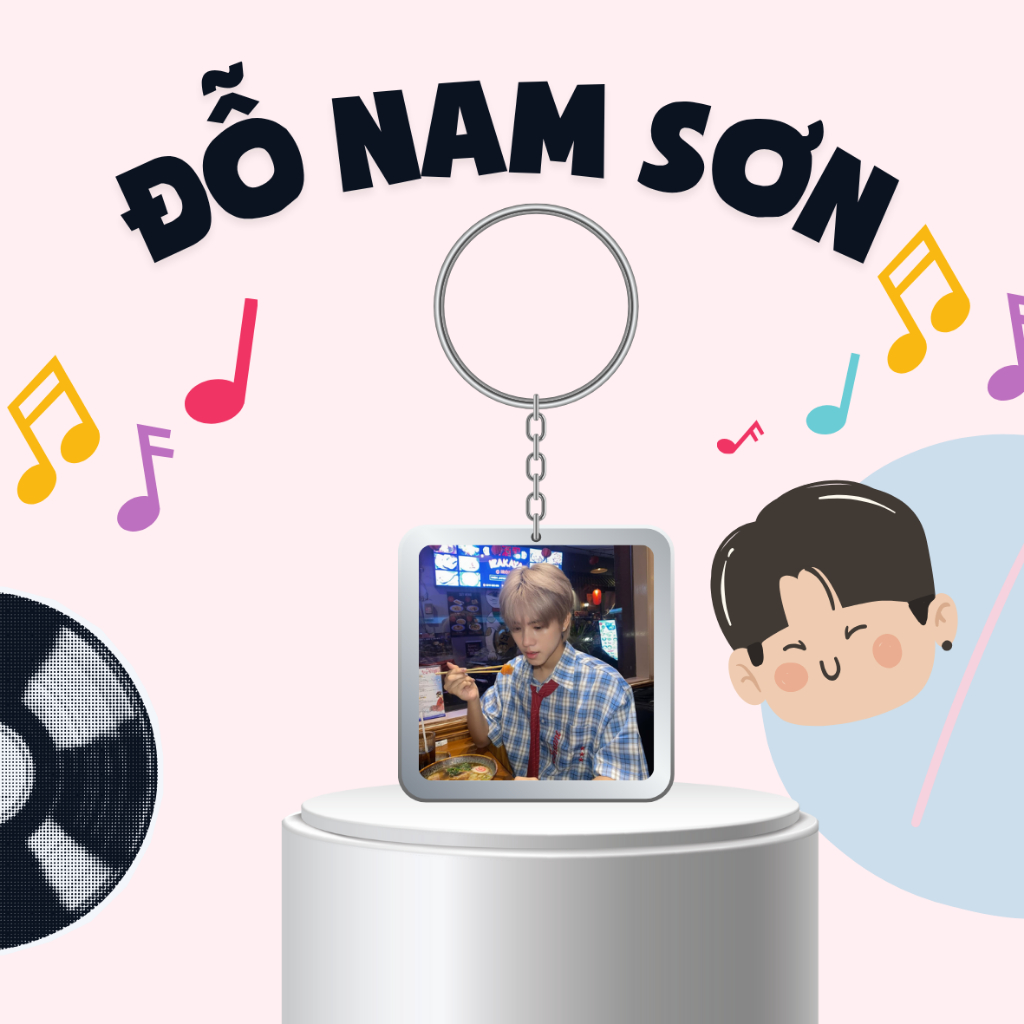 Móc khoá nhựa/Keyring Đỗ Nam Sơn - Anh trai say Hi