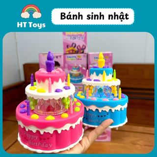 Đồ chơi  bánh sinh nhật loại lớn kèm nhạc và đèn sinh động HT Toys