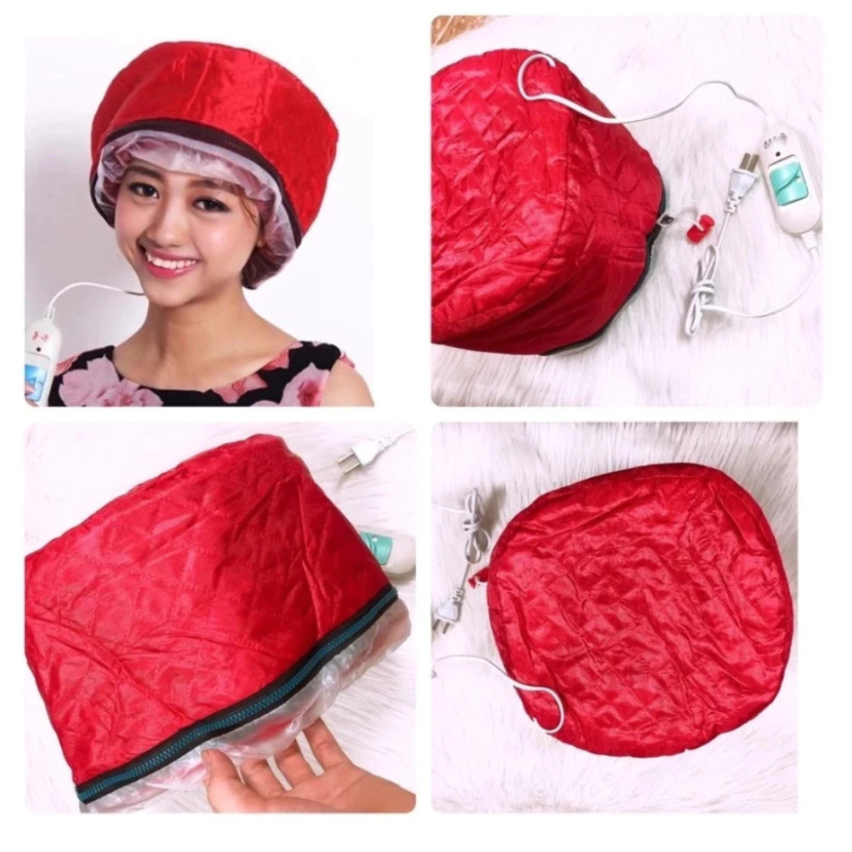 Mũ hấp tóc tại nhà loại 1, mũ ủ tóc nhiệt tại nhà cao cấp 3 chế độ nóng tiện lợi | Trunghair