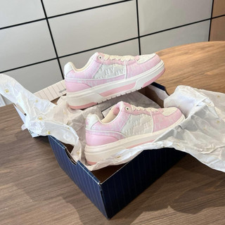 Giày MLB NY chunky liner thể thao thời trang bigsize nữ độn đế tăng chiều cao màu hồng trắng siêu êm nhẹ,sneaker cao cấp