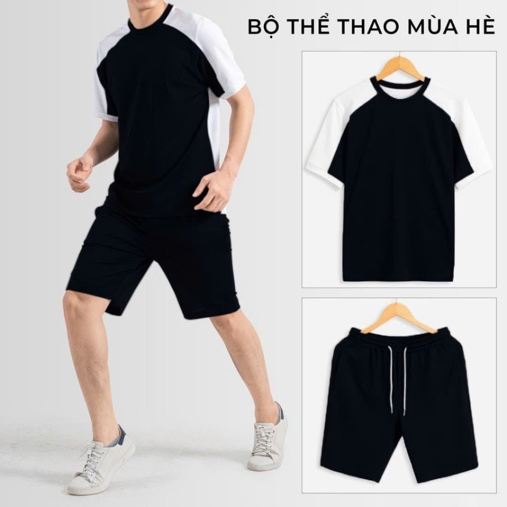 SÉT BỘ THỂ THAO MẶC NHÀ YANO SPORT, QUẦN ĐÙI VÀ ÁO THUN NAM NỮ VẢI LƯỚI MÈ ( MRO ) K1