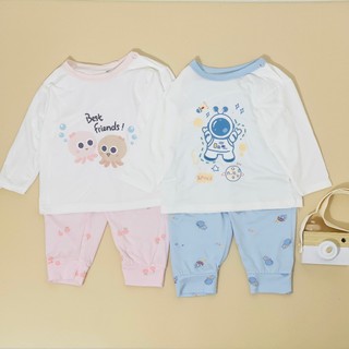Bộ quần áo dài tay petit cho bé 6m - 3Y mềm mịn thoáng mát, họa tiết dễ thương, không gây kích ứng