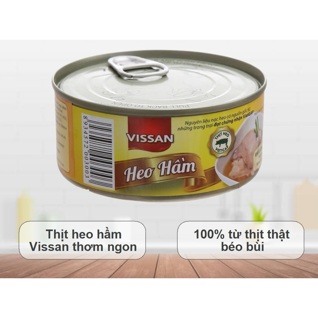 Vissan Combo 5 hộp Heo Hầm Lonin 150g Chính Hãng Date 2029