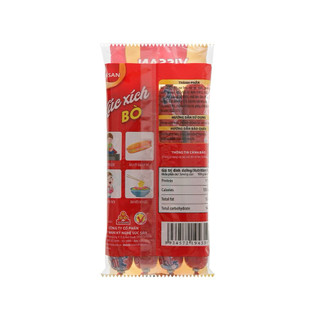 Vissan Combo 3 Gói Xúc Xích Tiệt Trùng Bò 70g (280g/gói x 4cây) Date Mới