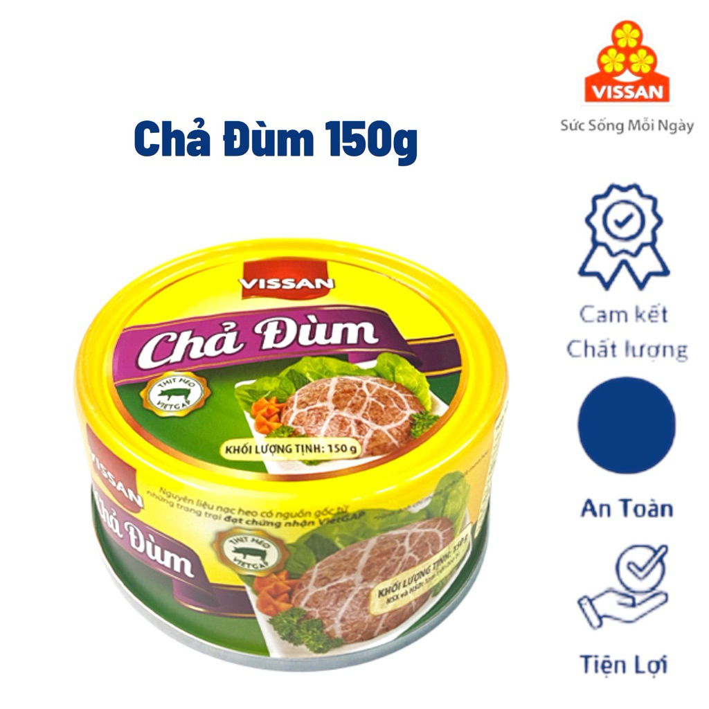 Vissan Combo 5 Hộp Chả Đùm 150g Chính Hãng Date Mới