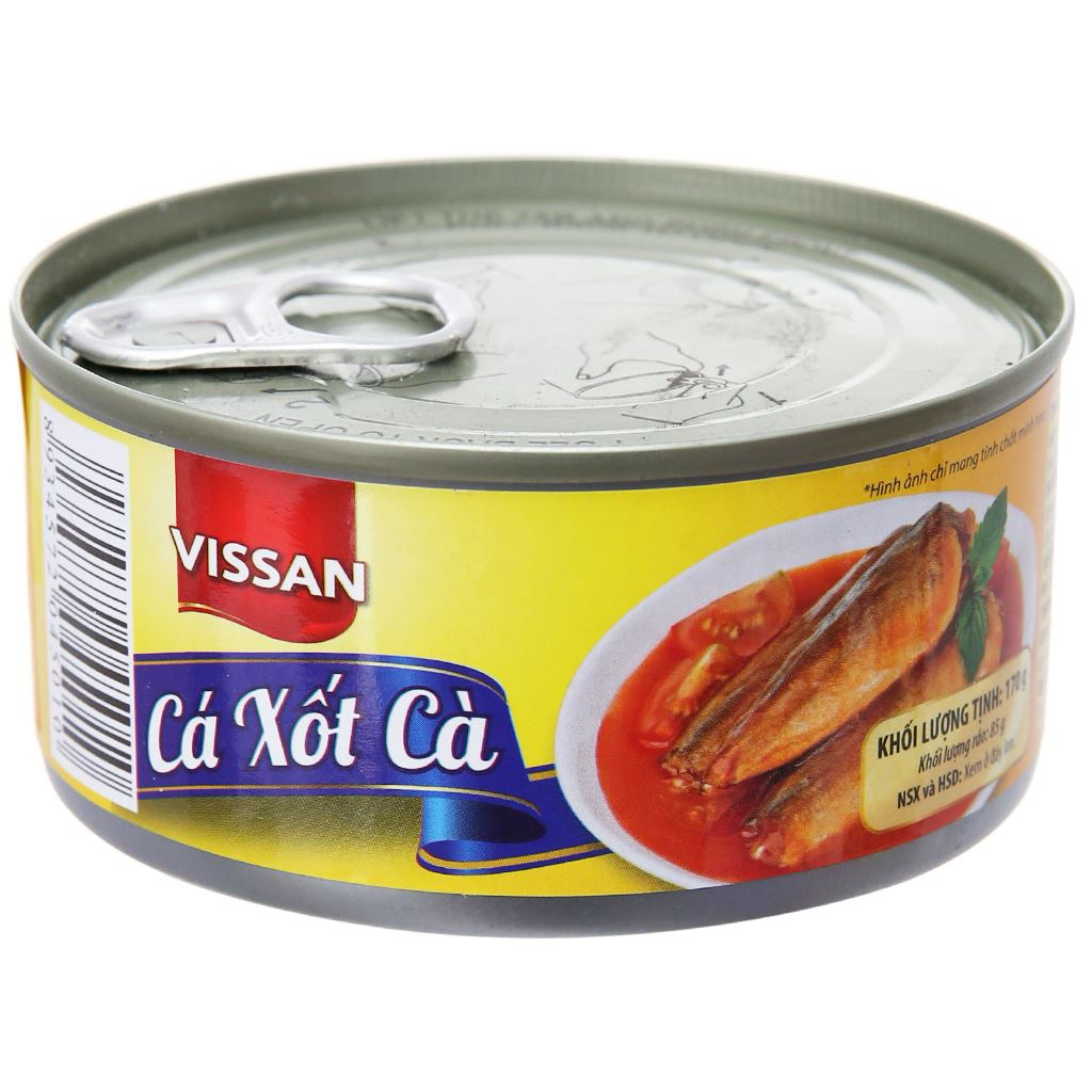 Vissan Combo 5 Hộp Cá Xốt Cà 170g Chính Hãng Date Mới