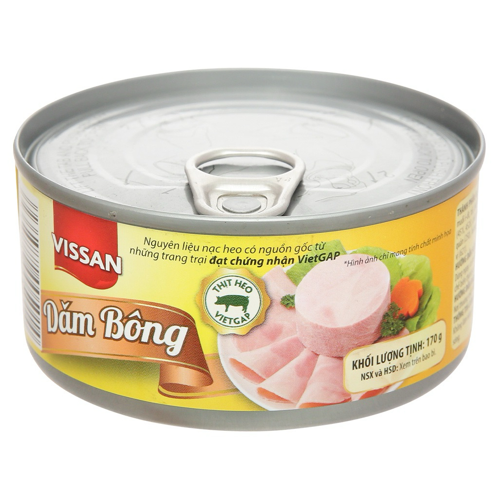 Vissan Combo 5 Hộp Dăm Bông 170g Chính Hãng Date Mới