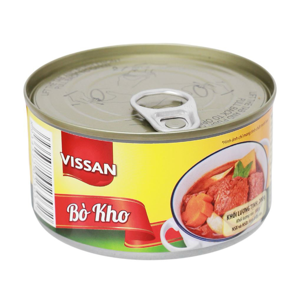 Vissan Combo 4 hộp Bò Kho Vissan 200g Chính Hãng Date 2029