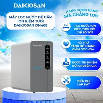 Máy Lọc Nước Để Gầm ION Kiềm Tươi Magie Daikiosan DN468 Giàu Hydrogen Lọc Nước Kèm Bộ Vòi Nước