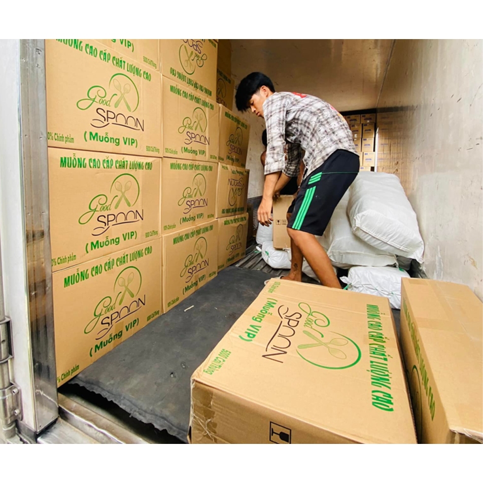 [ Hỏa tốc ] 1.000 cái -  Muỗng trắng cao cấp  dùng 1 lần