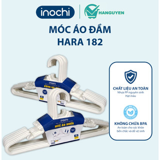 Set 10 móc áo Inochi Hara 182 – móc treo váy áo dây tiện lợi, gọn gàng, chống trượt hiệu quả