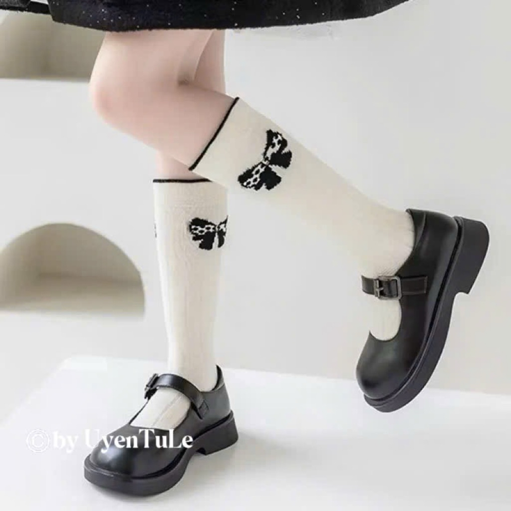 Set 5 đôi tất cao bé gái xinh
