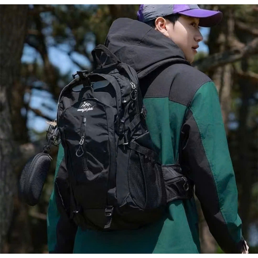 Balo leo núi nam nữ dung tích lớn 33L thiết kế thể thao chống thấm nước dùng cho du lịch dã ngoại trekking thoải mái B59