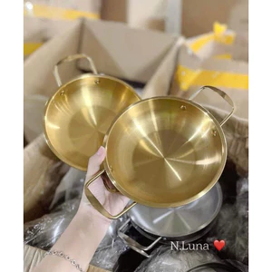 Nồi inox 20cm cao cấp thép không rỉ hàn quốc chống dính