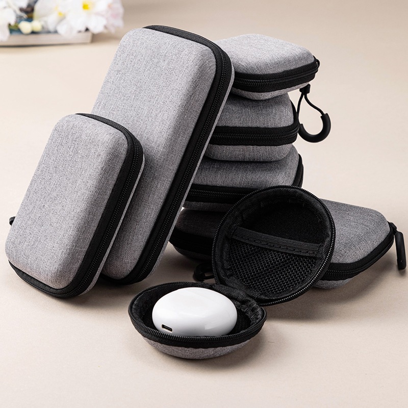 Túi Đựng Chuột Không Dây – Hộp Cứng EVA Đựng Tai Nghe Bluetooth, Sạc Dây Dữ Liệu Chống Sốc Tiện Dụng