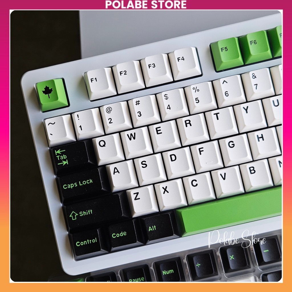 Keycap Green Panda Cherry Profile Keycap Daye Panda CMK bàn phím cơ Polabe Store | BigBuy360 - bigbuy360.vn