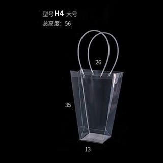 Combo 10Túi H Nhựa Trong Suốt Đựng Hoa Tươi Hoa Sáp Quà Tặng Form Đứng Đẹp Đa Năng Chất Liệu Nhựa Trong Suốt Sang Trọng